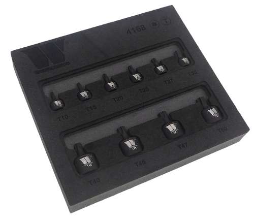 Dados de impacto Torx de perfil bajo T10-T50