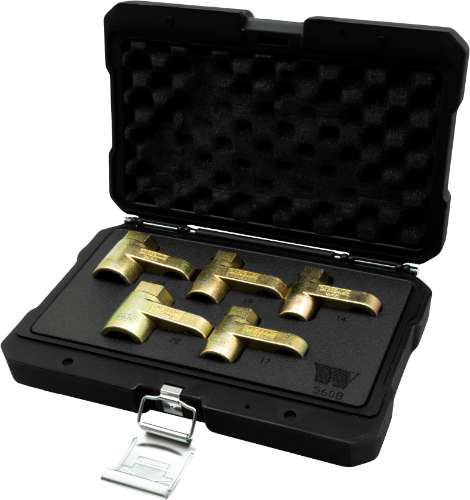 Llave para sensor de oxígeno; Juego de 5 piezas 14-24 mm