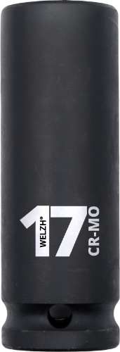 Vaso; de impacto, 6 puntos, profundo, 17 mm, 1/2'' de carraca