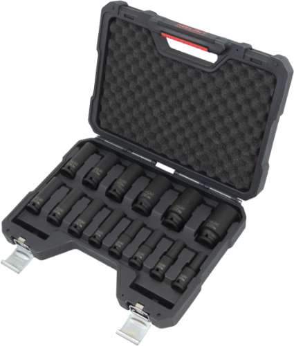 Juego de Dados; de Impacto, Profundos, 1/2''d 14 Piezas 10-32 mm