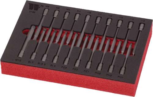 Juego de Dados de Puntas; Acero S2 20 Piezas 1/4'' de Carraca Largo 3795-WW