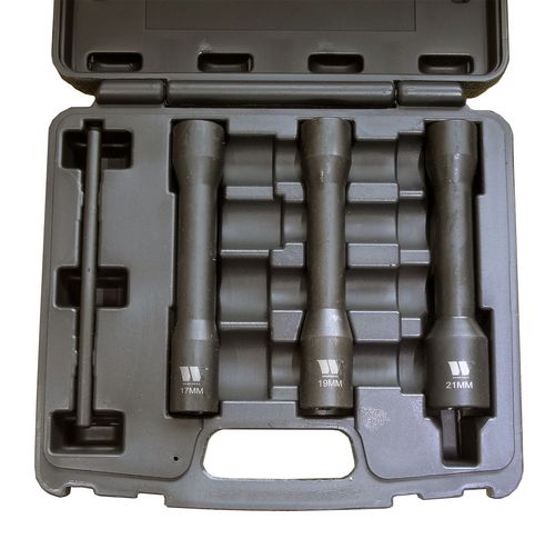 Dados de torsión; Extra largos, 17, 19, 21 mm, 1/2''