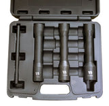 Dados de torsión; Extra largos, 17, 19, 21 mm, 1/2''