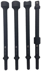 Adaptadores para Martillo Vibratorio Extra Largos, Juego de 4 Piezas