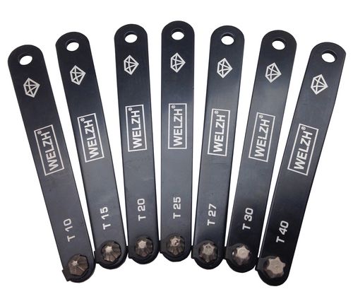 Juego de 7 Mangos Torx de Perfil Ultra Bajo T10-T40 4057-WW