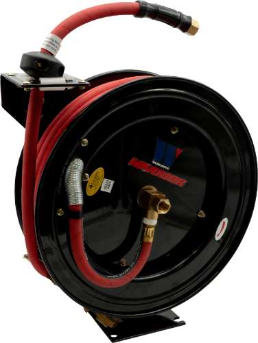 Enrollador de Manguera de Aire Welzh-Warrior Pro; 1/2'' de Diámetro, 15 Metros de Longitud