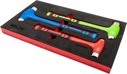 Set de martillos de bola Welzh 'Smasher' de 16, 32 y 48 oz