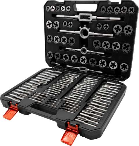 Juego de Machos y Terrajas Métrico de 110 Piezas M2-M18 1900-WW