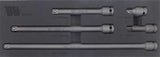 Juego de Barras de Extensión para Impacto; 1/2''dr 5 Piezas