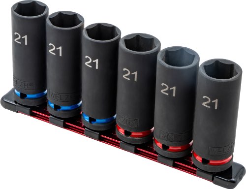 Juego de 6 Dados Profundos para Impacto de 21 mm 4921-WW