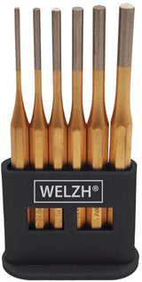 Juego de punzones; 6 piezas
