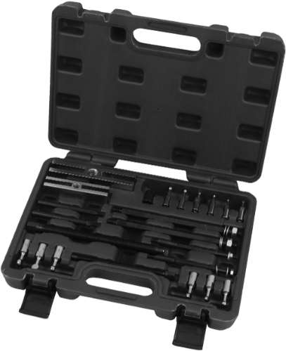 Juego de extractor de rodamientos de 23 piezas; con extensiones de patas y adaptadores de extremo esférico 3704-WW