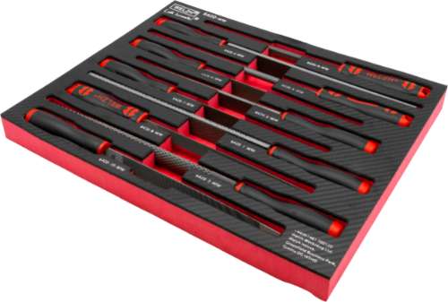 Juego de 10 limas industriales para mecánica 6420-WW