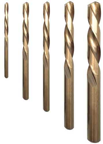 Juego de Brocas; Totalmente Rectificadas, Corte a Izquierda, 5 Piezas
