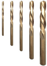 Juego de Brocas; Totalmente Rectificadas, Corte a Izquierda, 5 Piezas