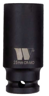 Vaso; 1/2''dr Impacto Profundo, 25 mm