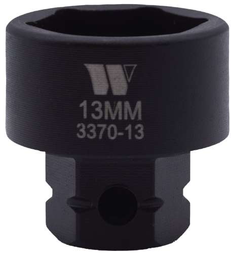 Vaso de Impacto, Extra Corto con Punta Hexagonal de 1/4'' de Carraca, 13 mm