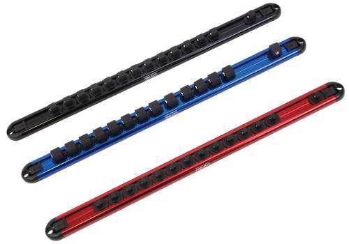 Rieles Magnéticos de Aluminio para Dados, Juego de 3 Piezas 1/2'', 3/8'', 1/4'' 24037-WW