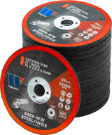Discos de Corte 75x1.0mm x 9.5mm (3'' Pulgadas) WerkConnect® 300 Piezas Extra Finos