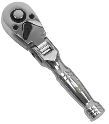 Carraca; Cabeza flexible corta; 3/8'' de impulsión