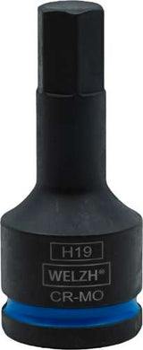 Hexágono de impacto; 3/4''dr H19 100 mm