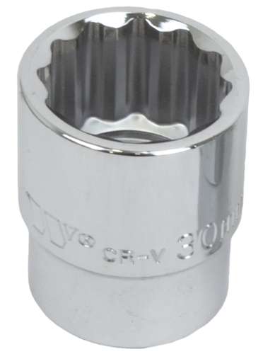 Copa Baja; 12 Puntas 3/4'', 30 mm