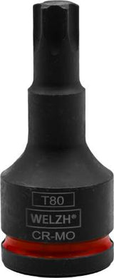 Impacto Torx; 3/4''dr T80 100 mm
