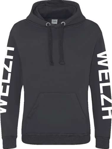 Welzh Sudadera con Capucha L (NEGRO)