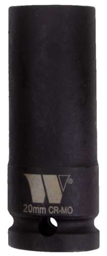 Copa; 1/2''dr Impacto Profunda, 20 mm