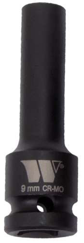 Vaso; 1/2''dr de impacto profundo, 9 mm