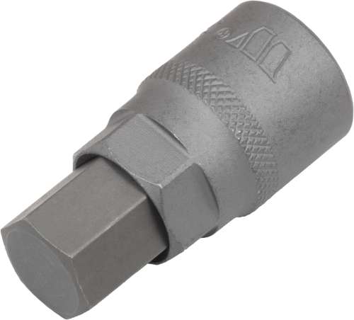 Llave de vaso, hexagonal con vástago hexagonal, acero S2, H19. 3680-H19-WW