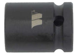 Copa; Impacto poco profunda, 1/2'', 12 puntas, 14 mm