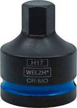 Hexágono de impacto; 3/4''dr H17 55 mm