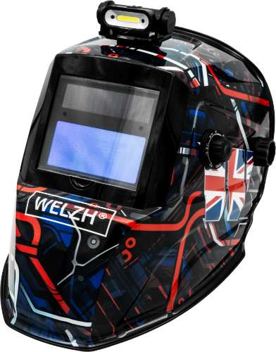 Casco de Soldadura con Oscurecimiento Automático; Con Luz LED Superior Incorporada 34836-WW