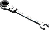 Llave de carraca para línea de freno con cabeza flexible; 12 mm
