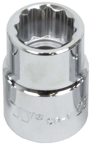 Vaso Bajo; 12 Puntas 3/4'', 22 mm