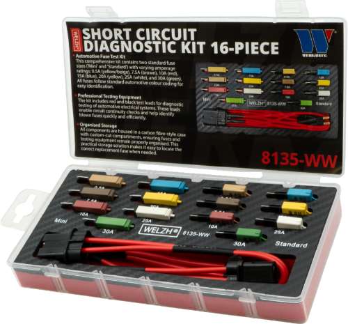 Kit de Diagnóstico de Cortocircuitos de 16 piezas