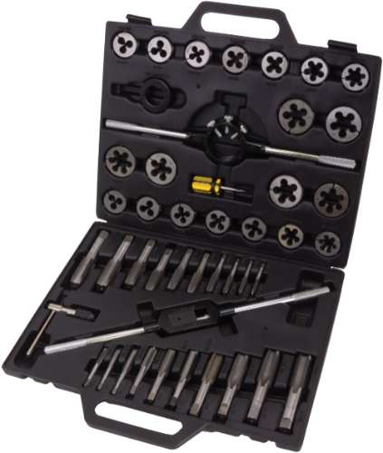Juego de Machos y Terrajas de 45 Piezas M6-M24 1902-WW
