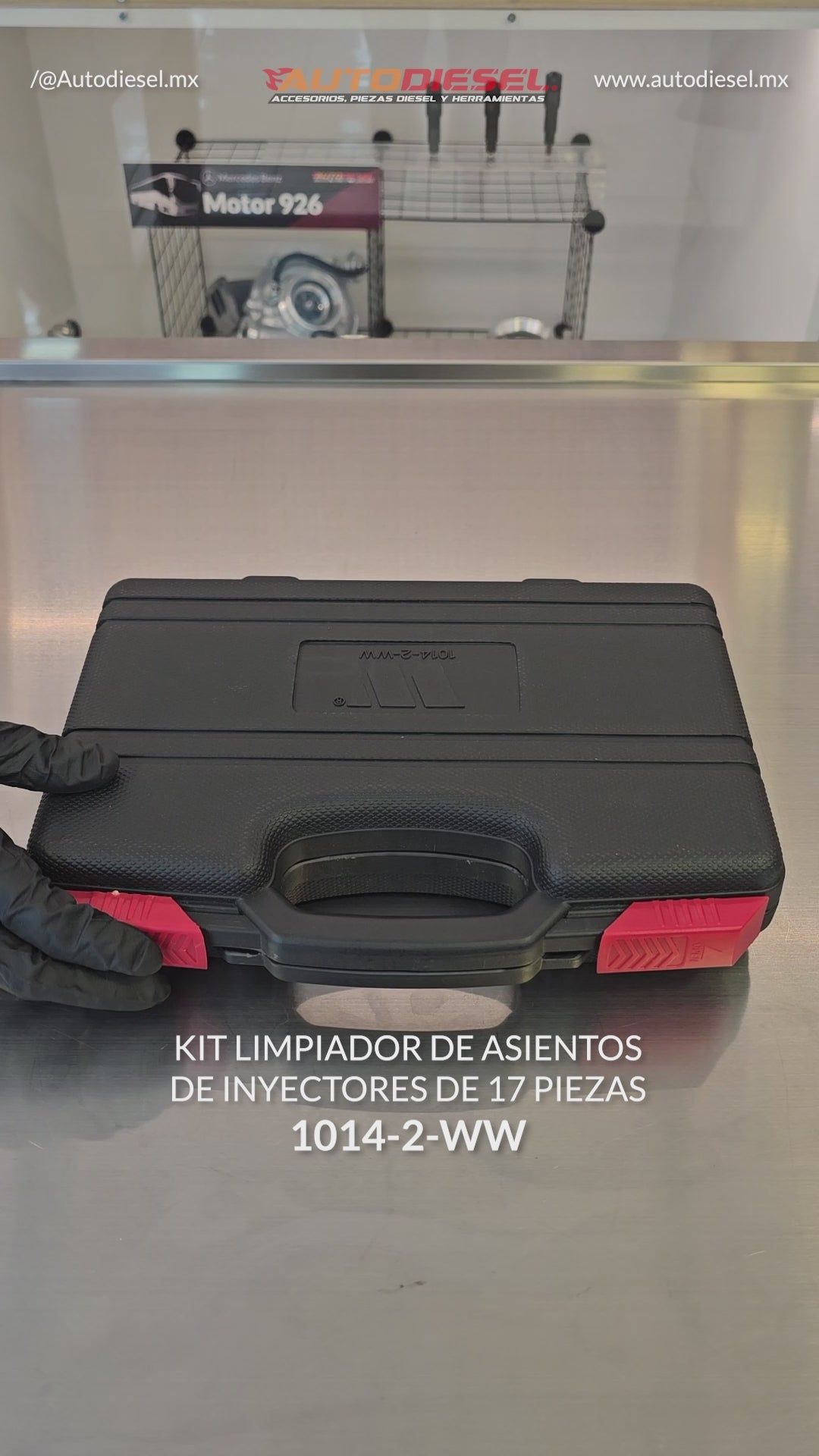 Limpiadores de asientos de inyectores; 17 piezas 1014-2-WW