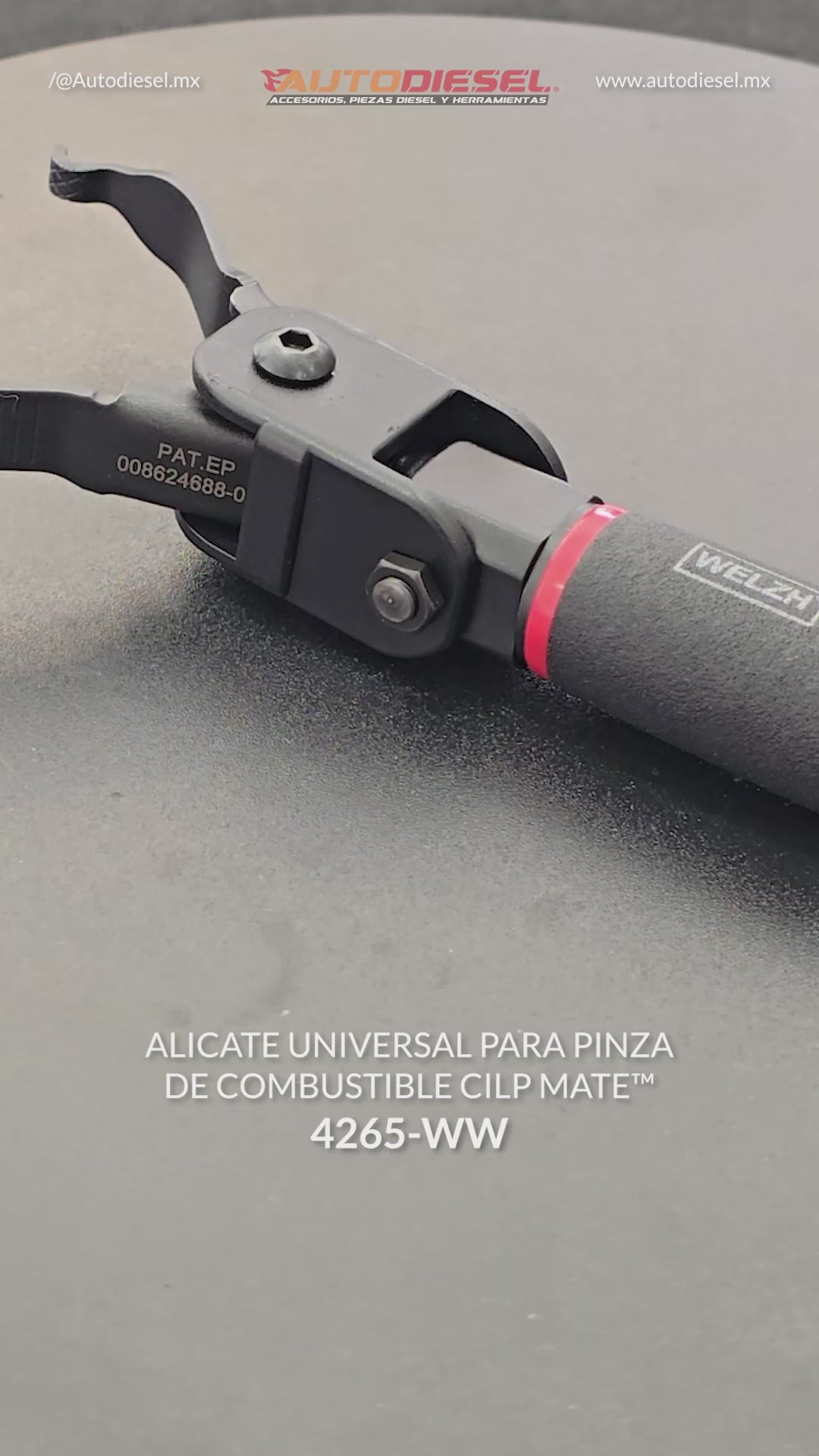 Clip Mate™; Pinza universal ultra corta, para combustible, fusibles, líneas 4265-WW