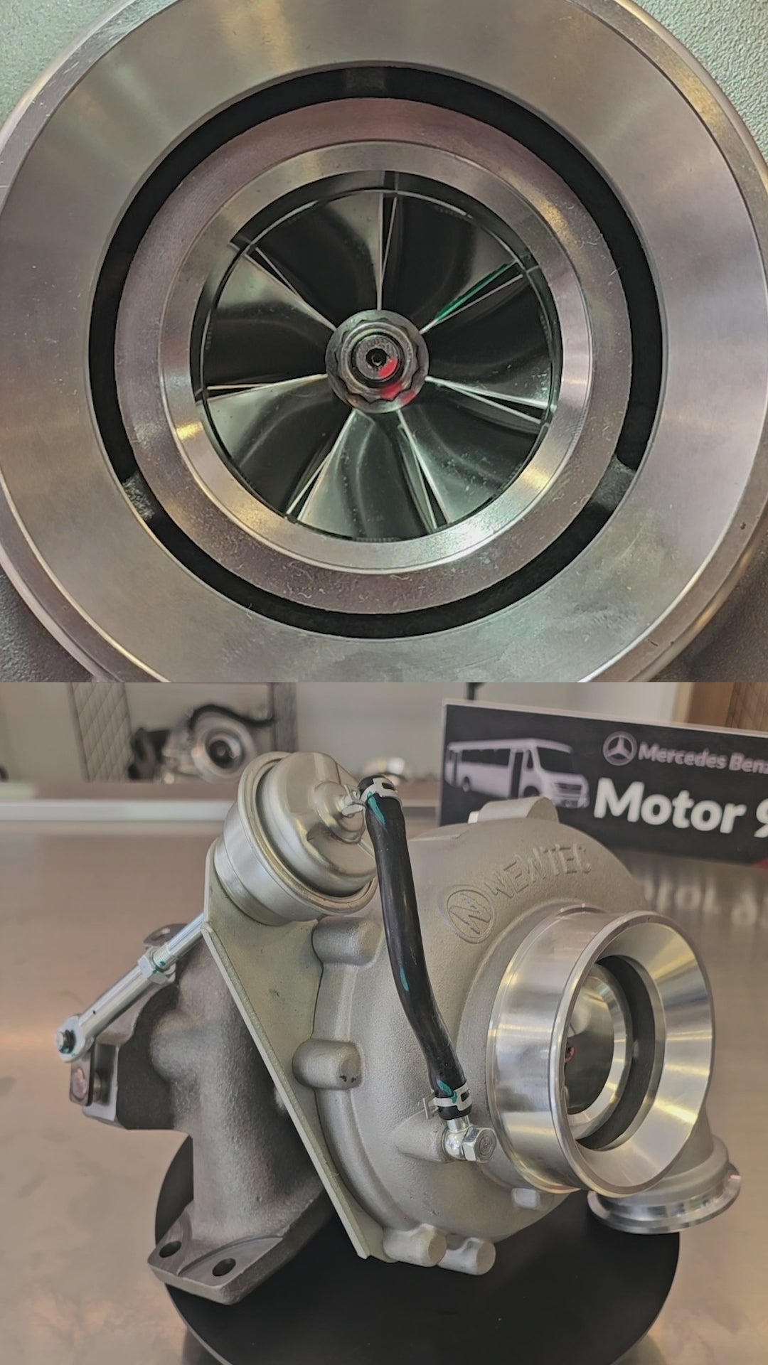 Turbocargador Newtec® Mercedes Benz 924 K24 (N.P. 53249707114)