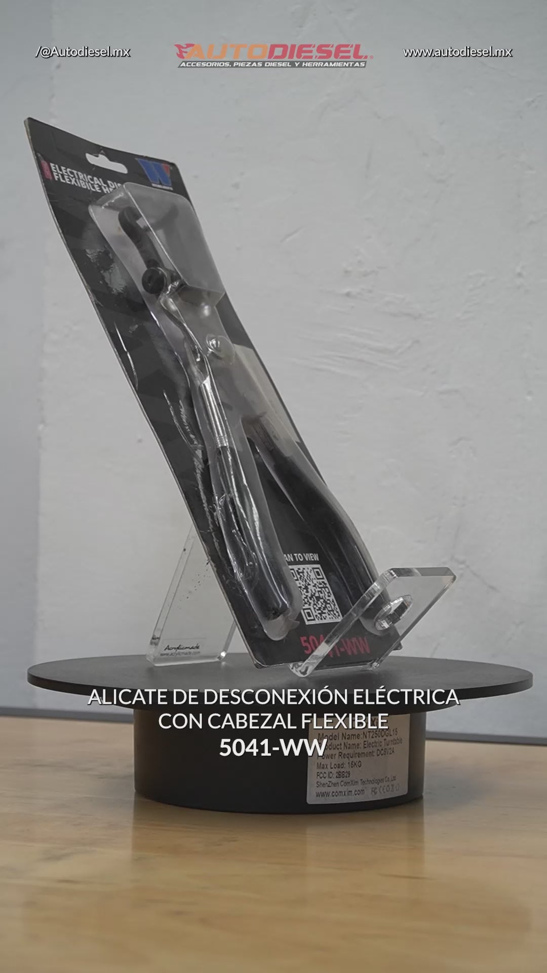 Alicate de desconexión eléctrica con cabezal flexible 5041-WW