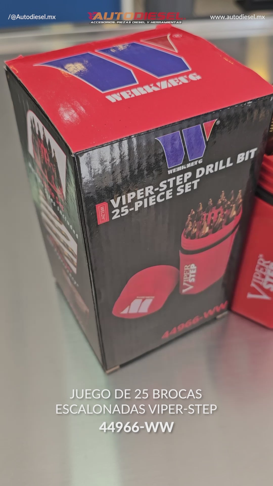 Broca escalonada Viper; Juego de 25 piezas 44966-WW ENVÍO GRATIS MES DEL PADRE